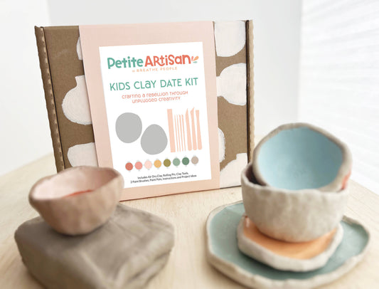 Kids Deluxe Clay Date Activity Kit- Clay Kit for Two