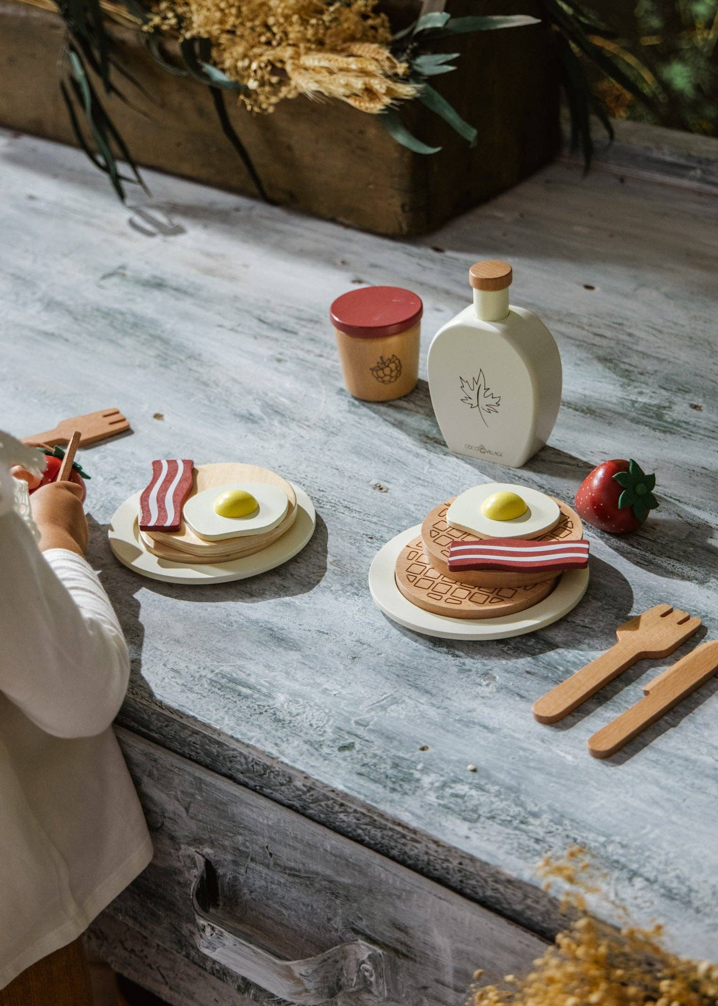 Wooden Brunch Playset
