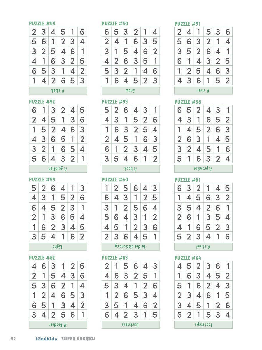 KindKids Super Sudoku