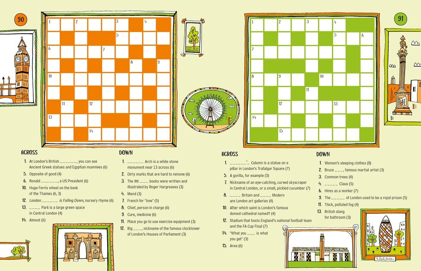 100 Children's Crosswords: Travel : Usborne