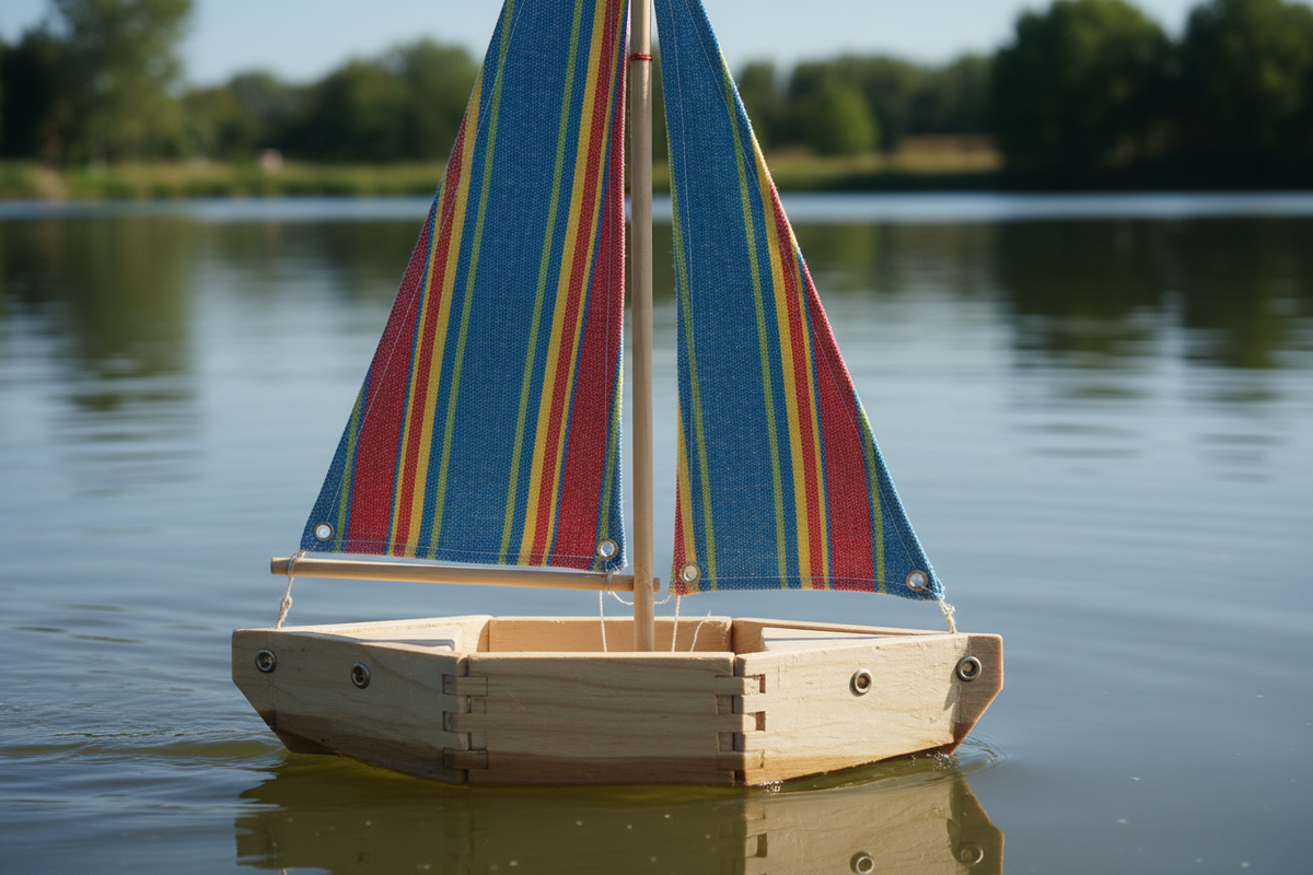a boat that looks like it was put together
