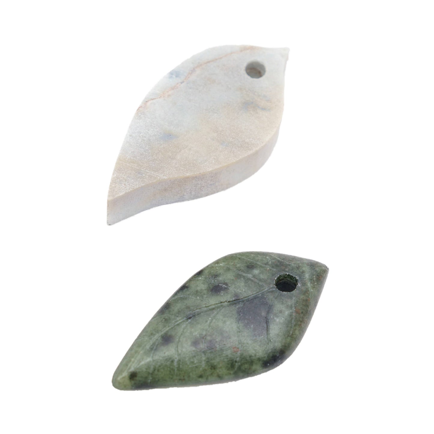 Leaf Soapstone Pendant Jewelry Kit Carving Kit
