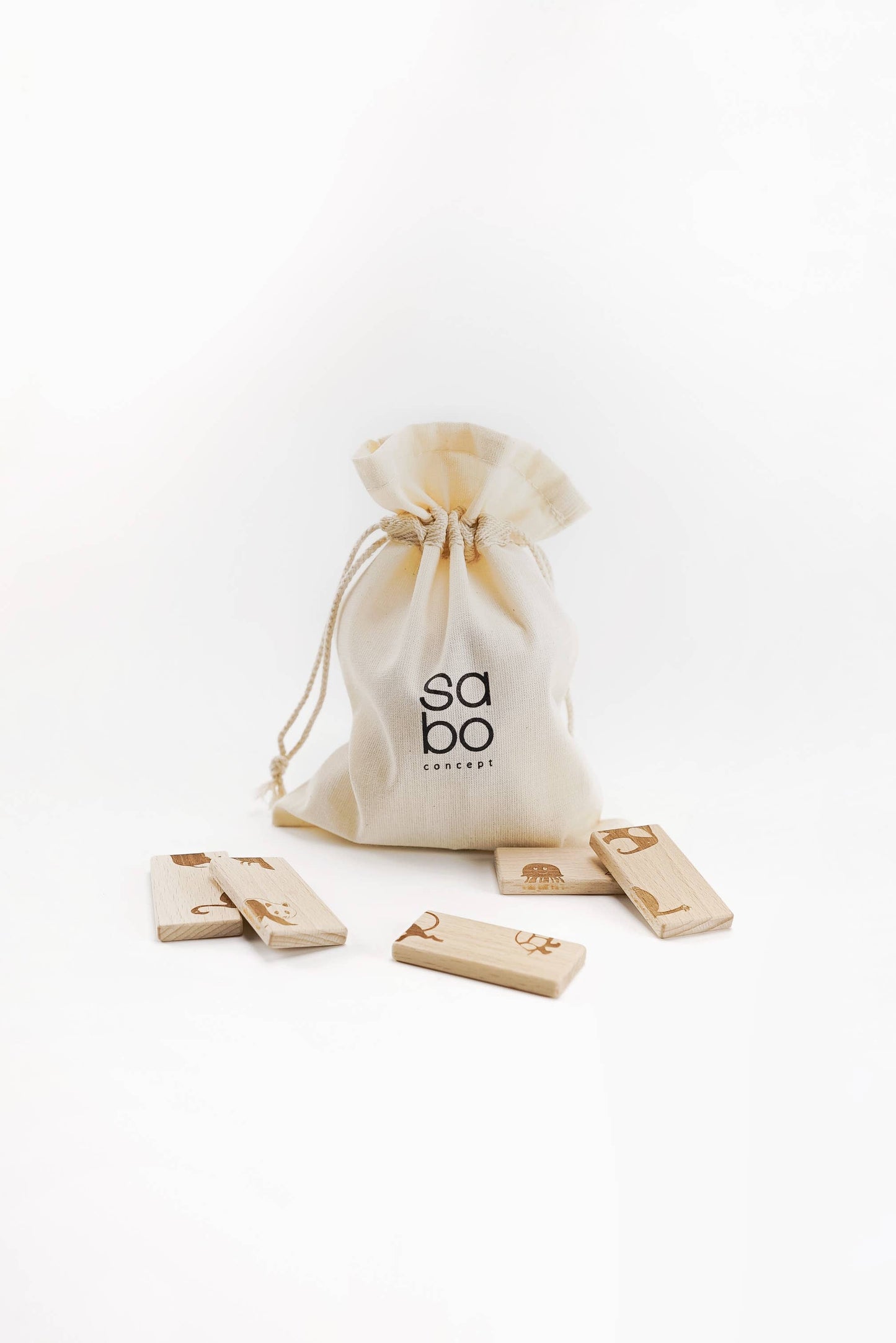 Wooden Animal Domino for Kids