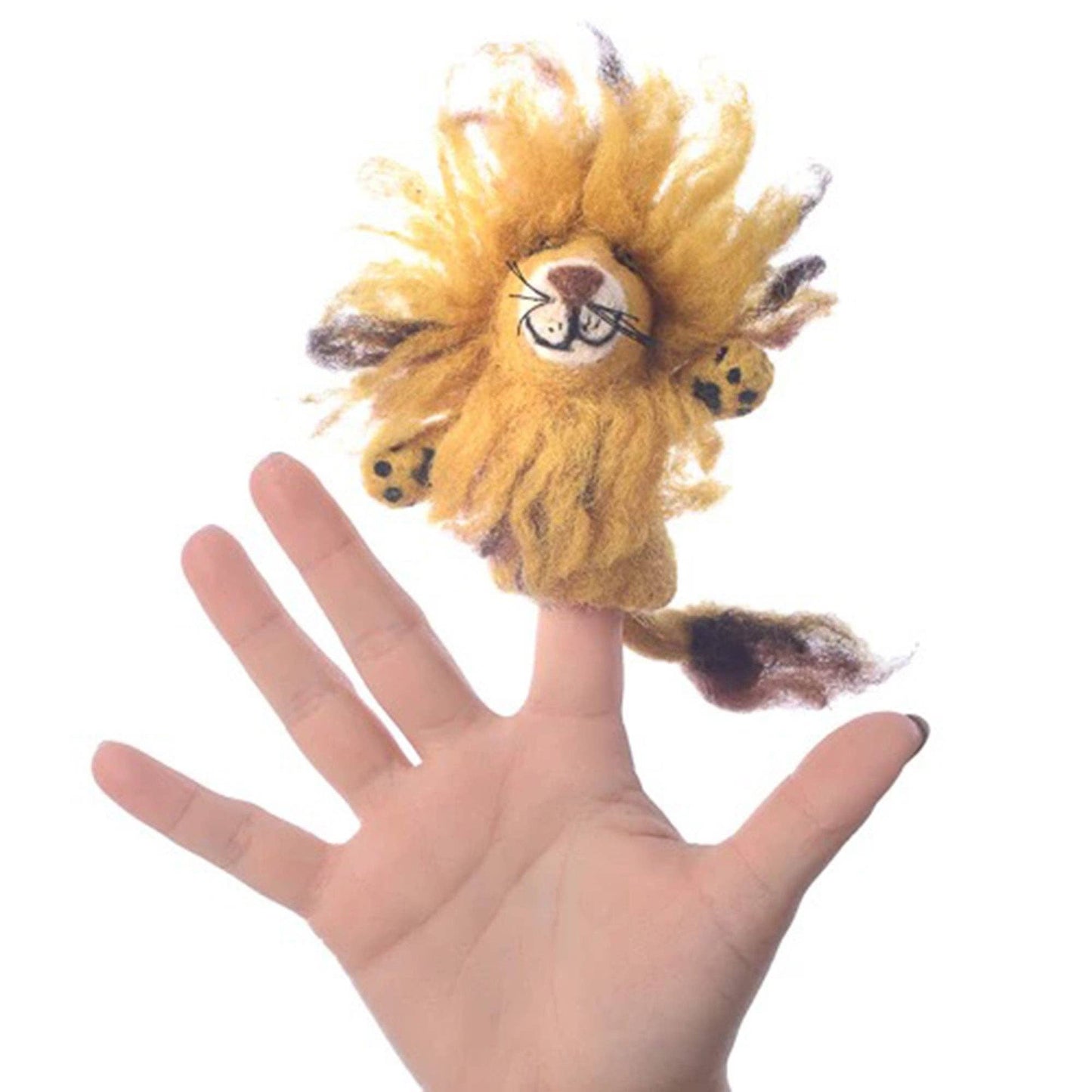 Safari Wild Animals Felt Finger Puppets - Sensory Play
