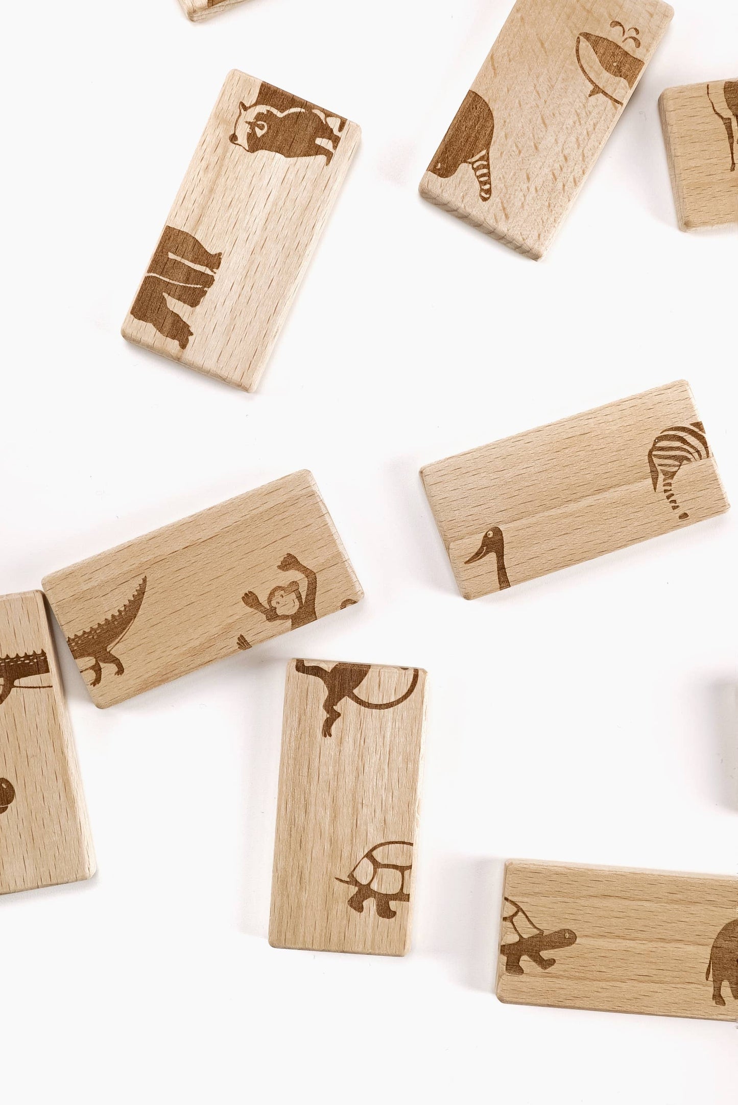 Wooden Animal Domino for Kids