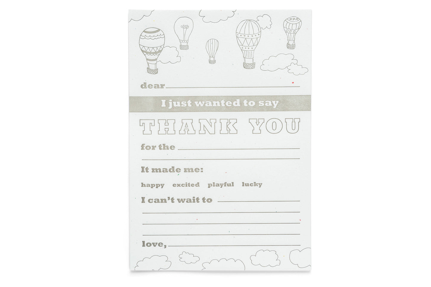 Kid Thank You Notes | Kit