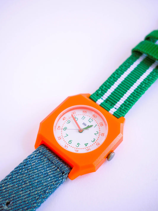 Circus - Denim and Green watch