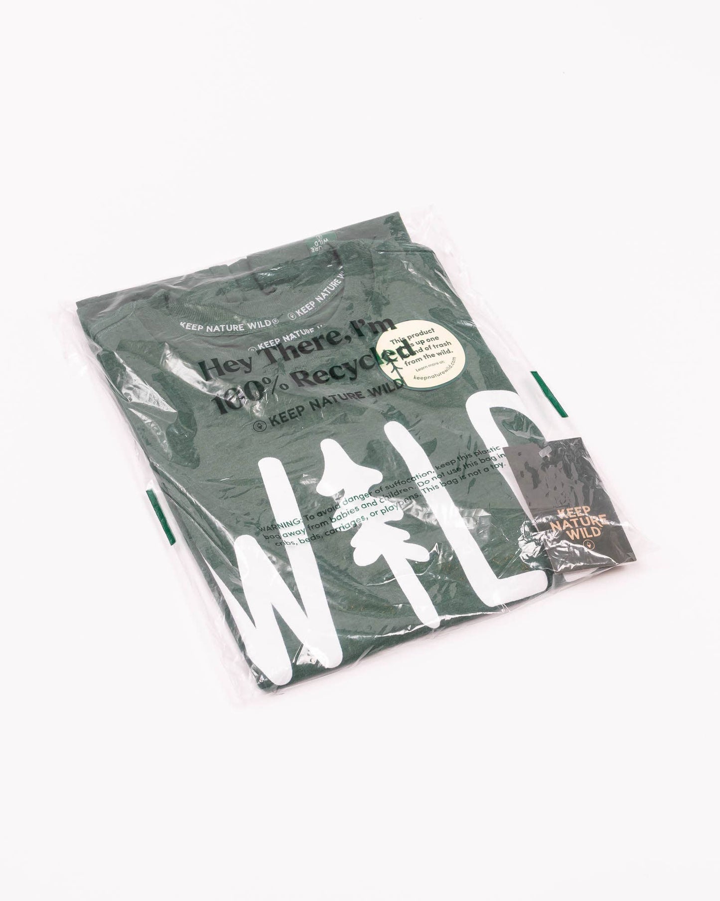 Wild Pine Youth Tee | Heather Forest