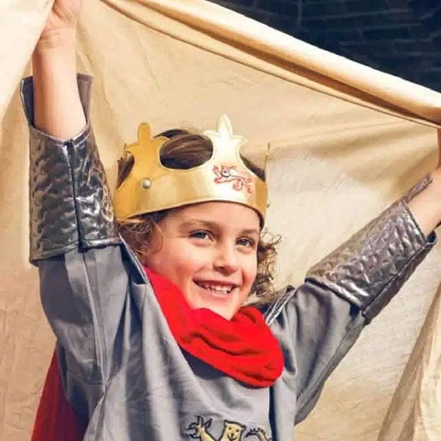 King  Arthur Crown - Costume Accessory for Kids - Carnival & Festive Use