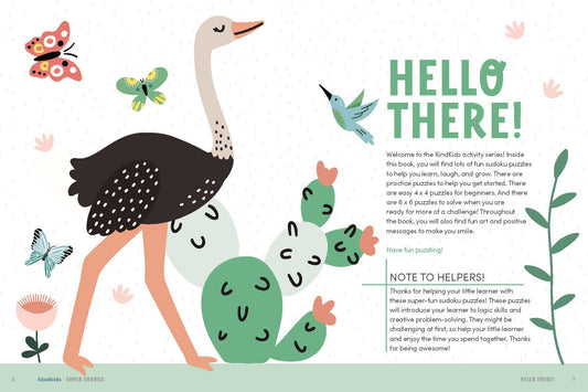 KindKids Super Sudoku:Brain-Boosting Puzzles for Kids 6 & Up