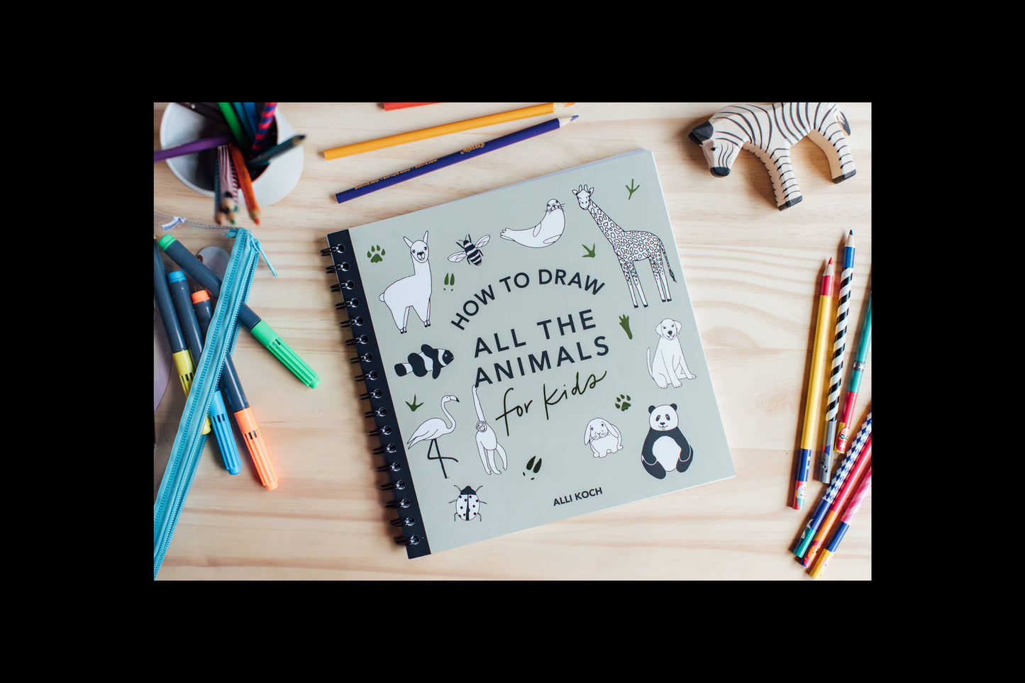All the Animals: How to Draw Books for Kids (Spiral)