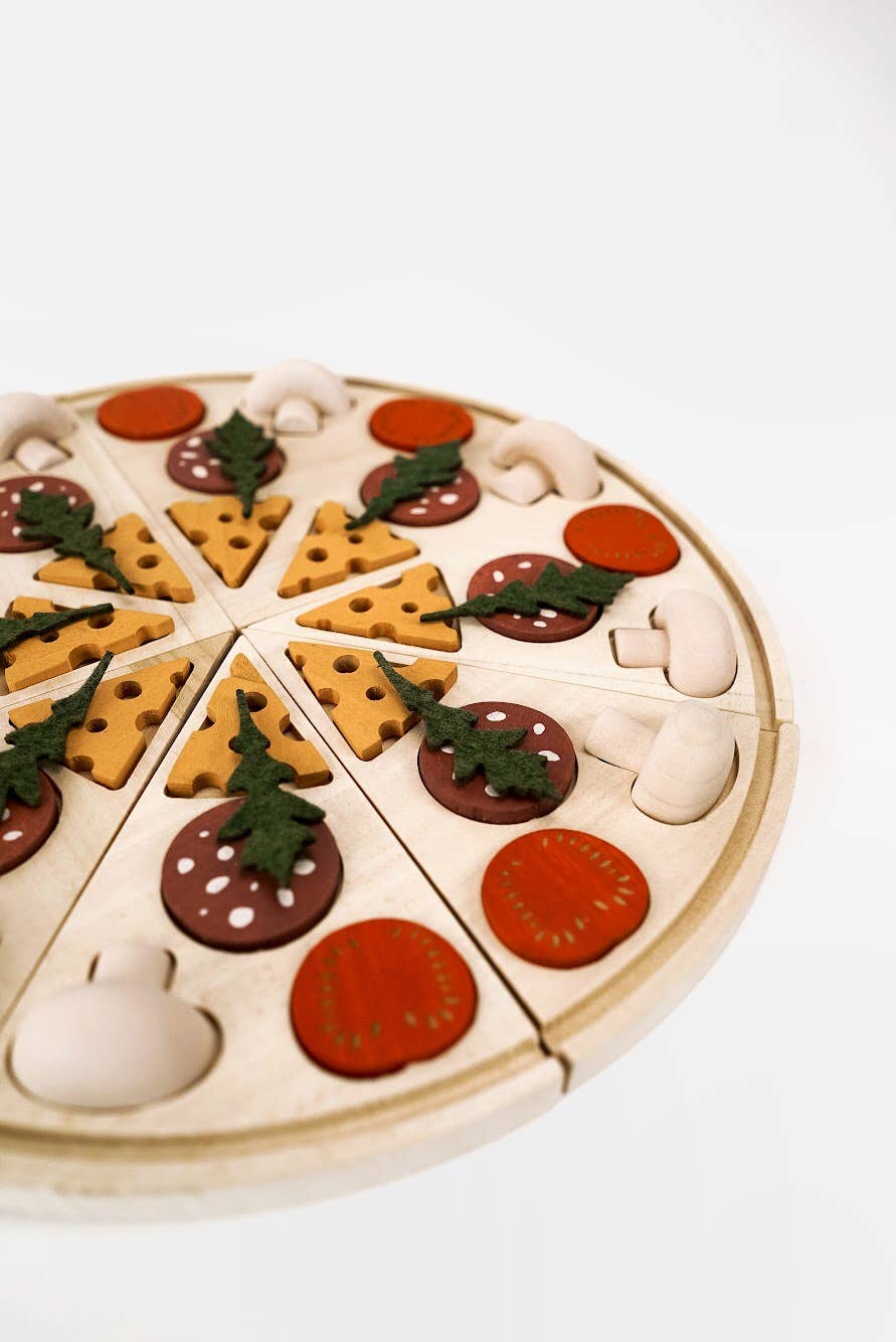 Wooden Pizza Toy