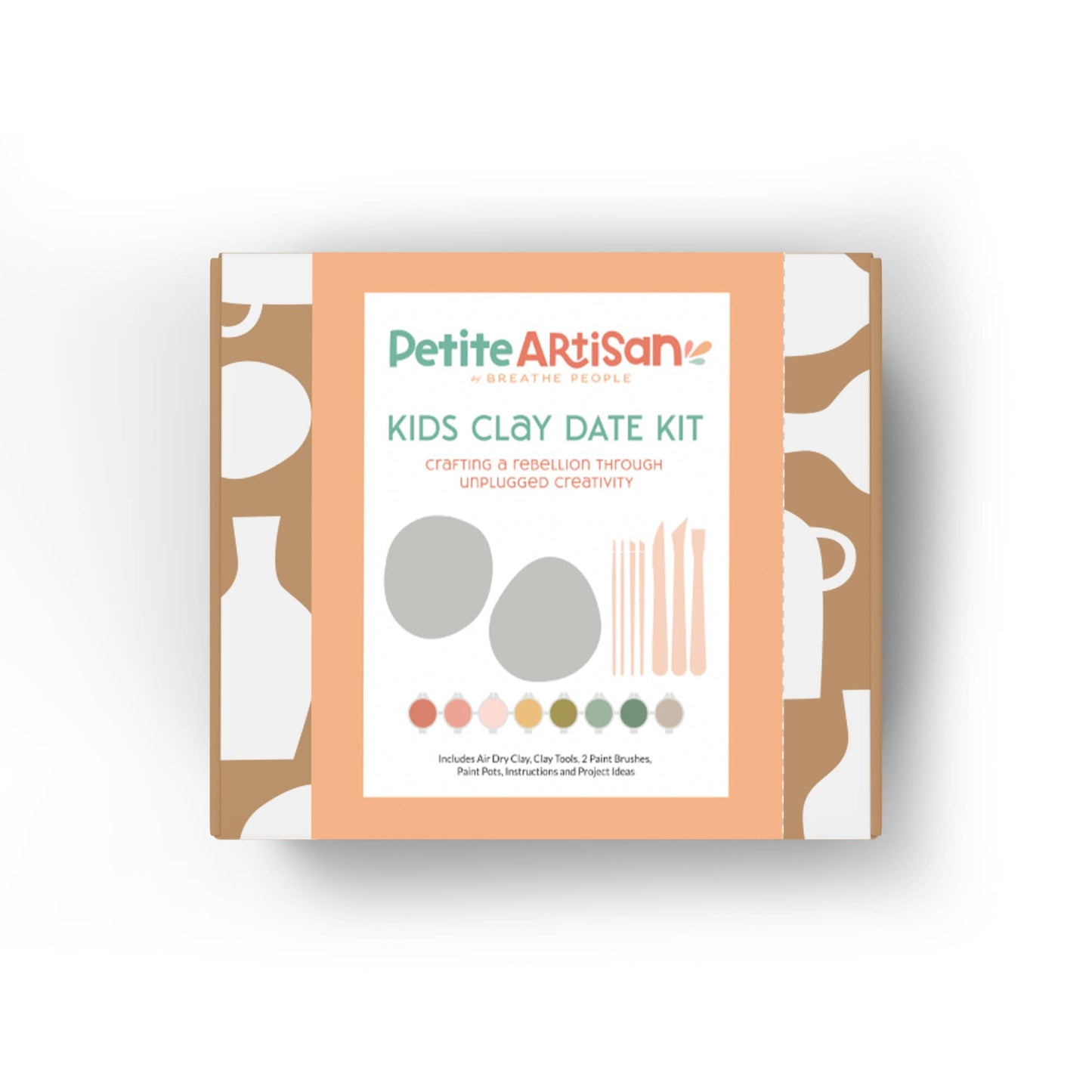 Kids Deluxe Clay Date Activity Kit- Clay Kit for Two