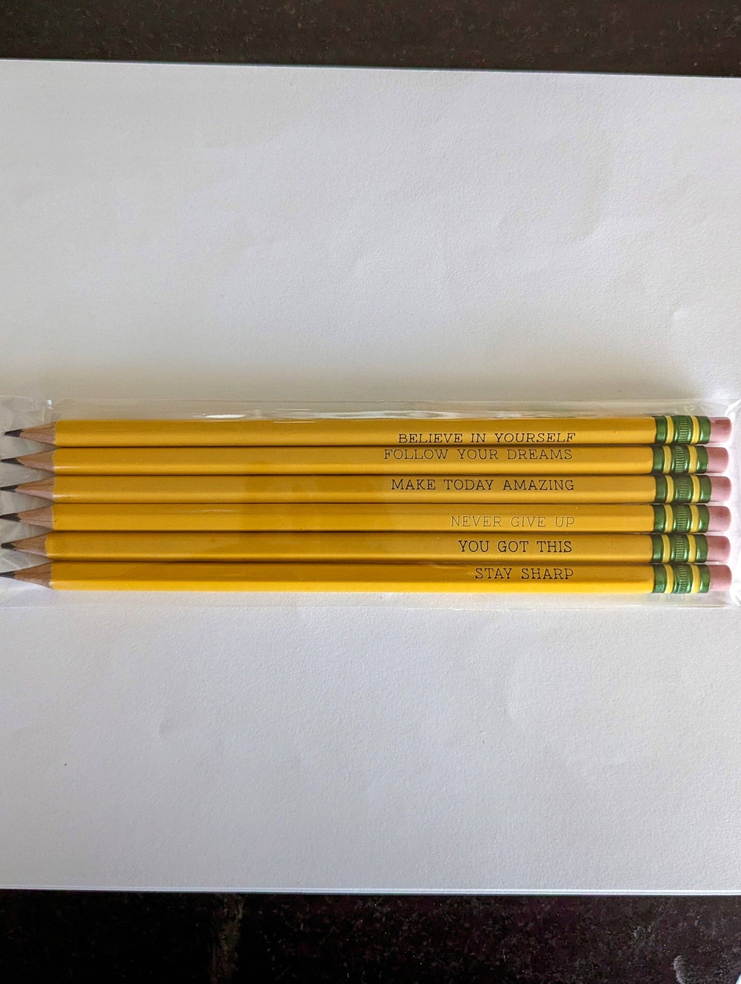 Personalized Yellow Pencils