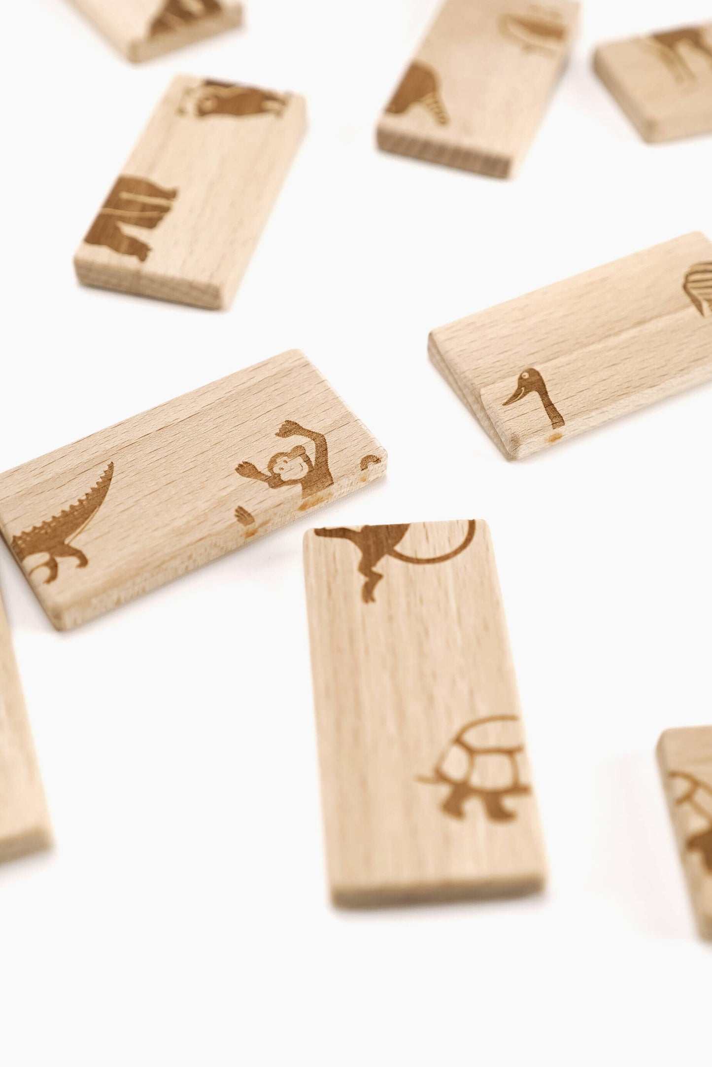 Wooden Animal Domino for Kids