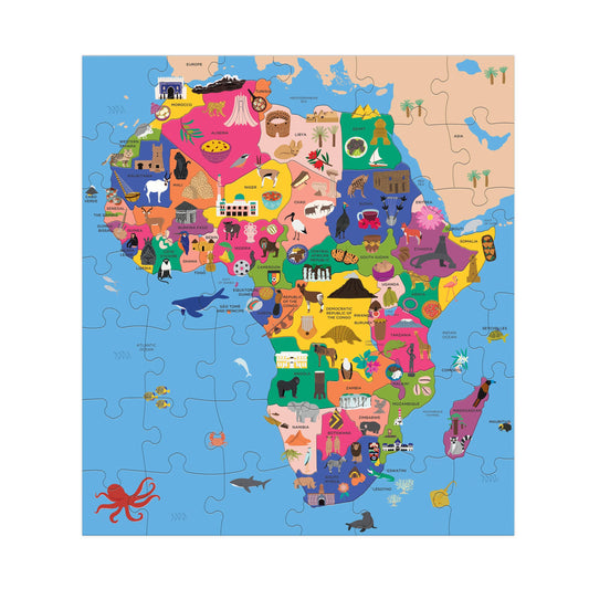 Map of Africa 70 Piece Geography Puzzle