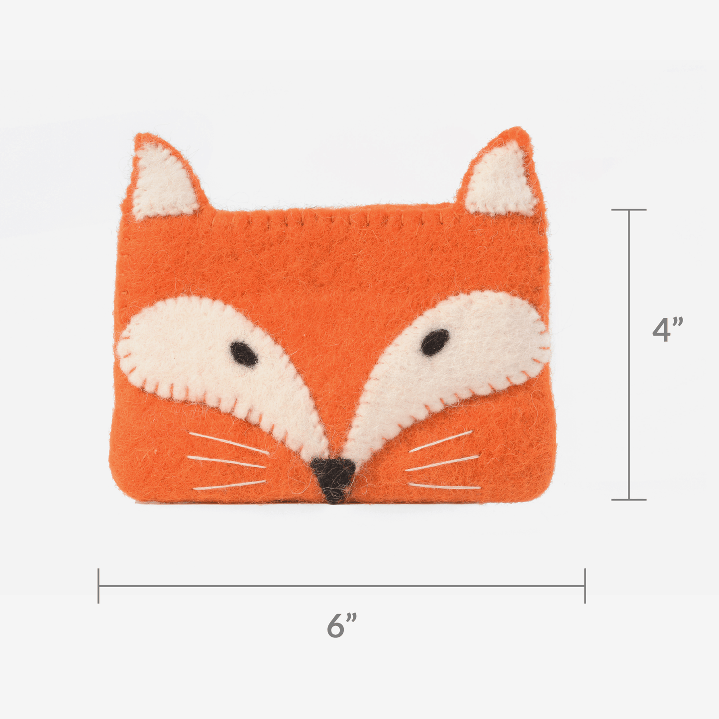 Felt Animal Zipper Pouches