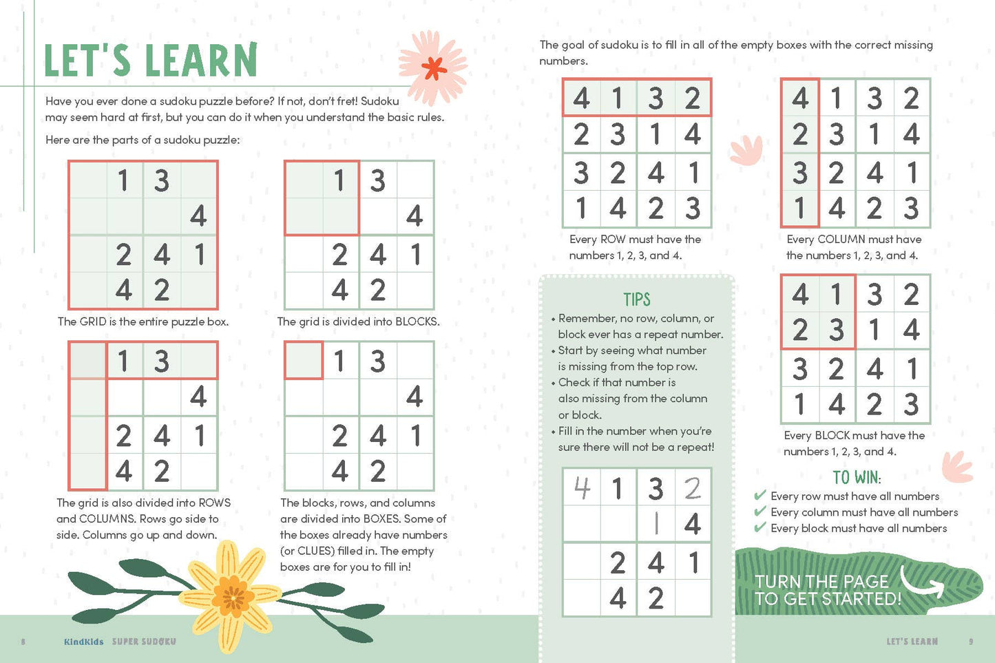 KindKids Super Sudoku:Brain-Boosting Puzzles for Kids 6 & Up