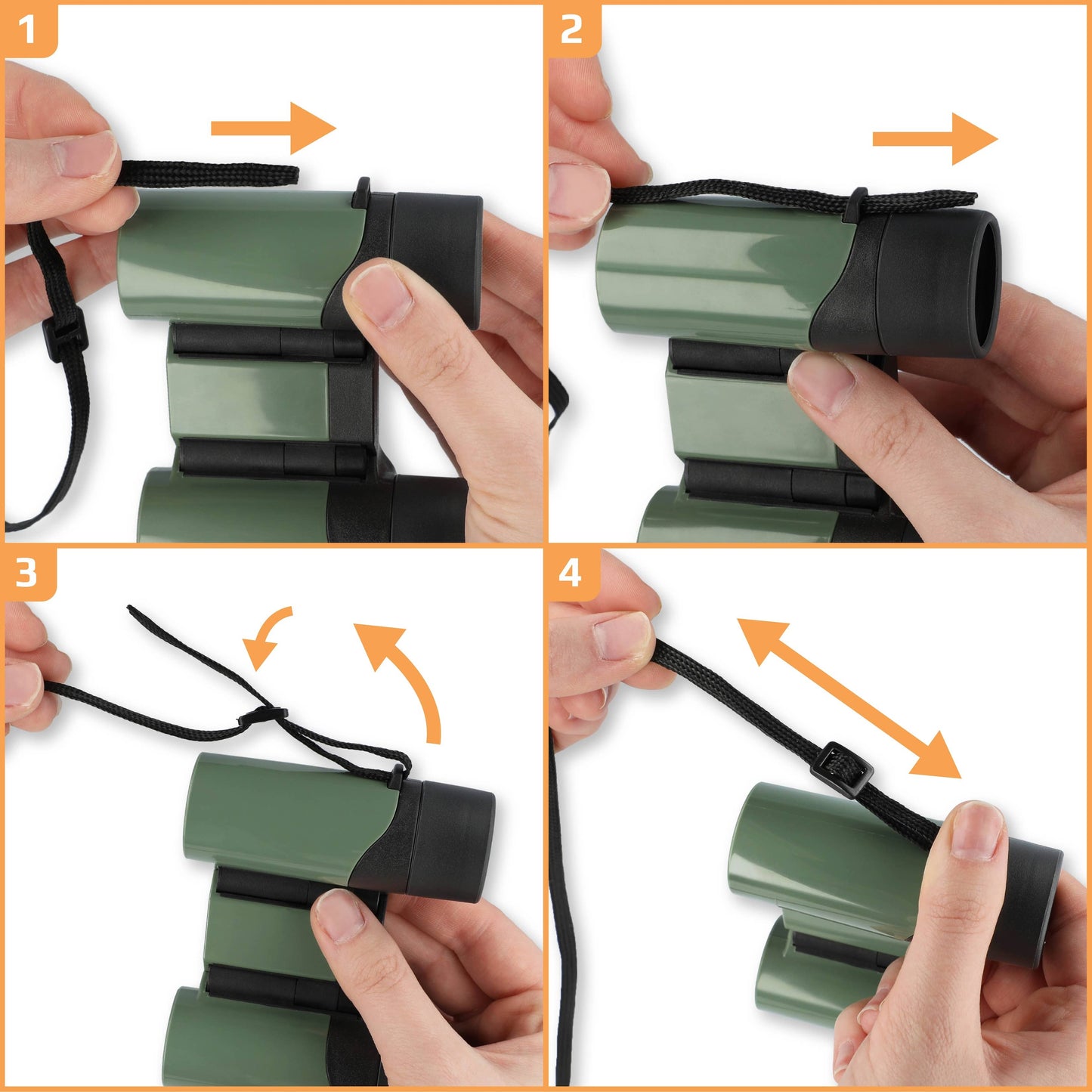 Wildcat™ 7x18mm Focus Free Binoculars for Kids, Great Optics