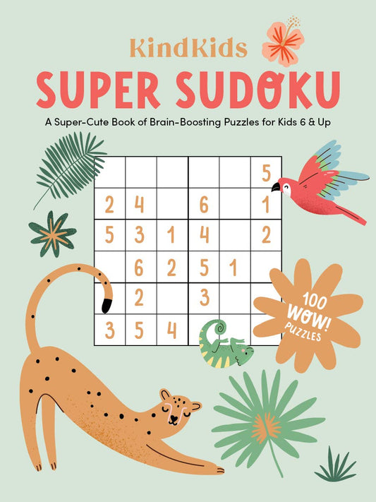 KindKids Super Sudoku:Brain-Boosting Puzzles for Kids 6 & Up